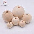 WA001 Wholesale china factory natural Unfinished Round wooden beads